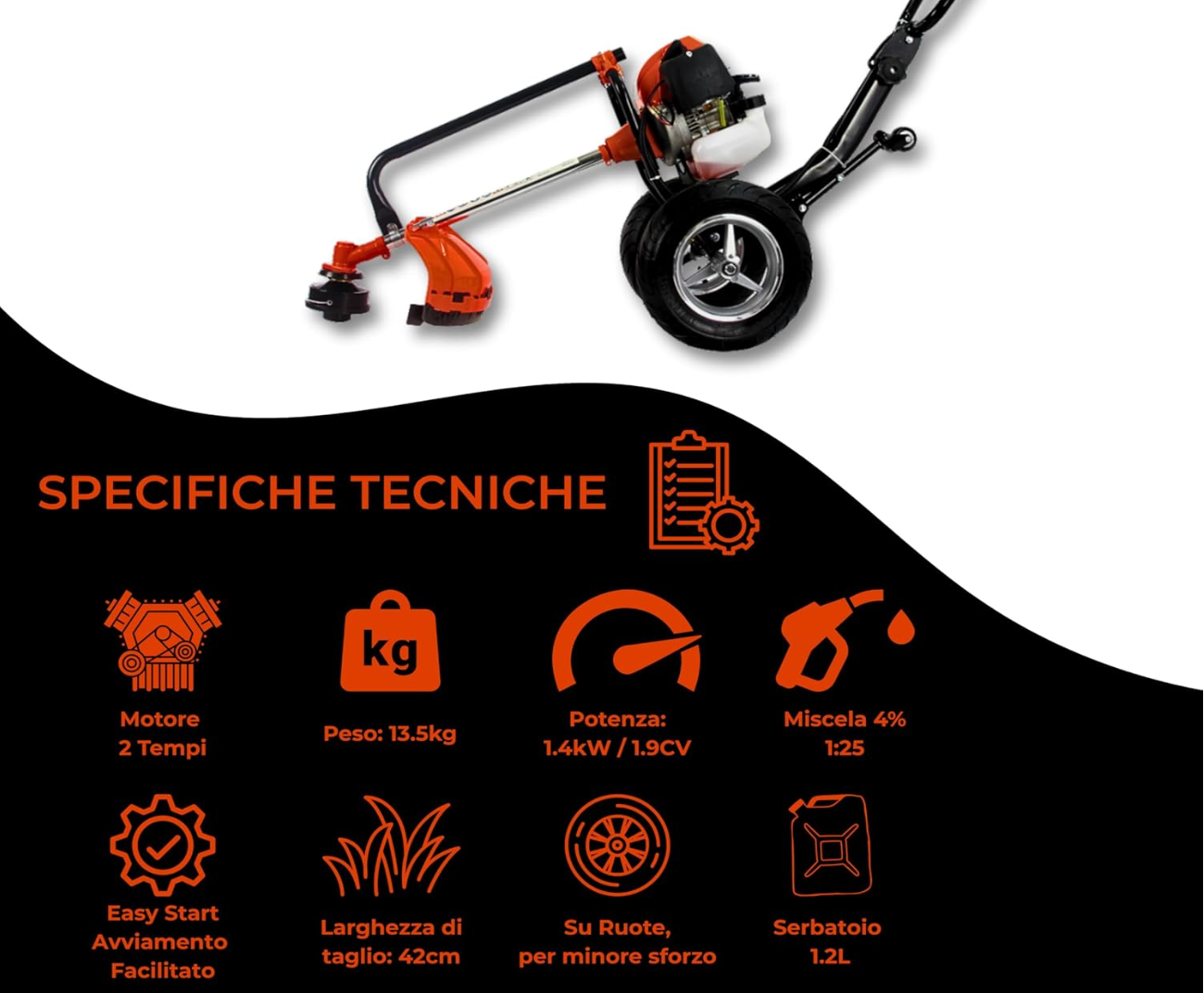 Decespugliatore carrellato immagine 3