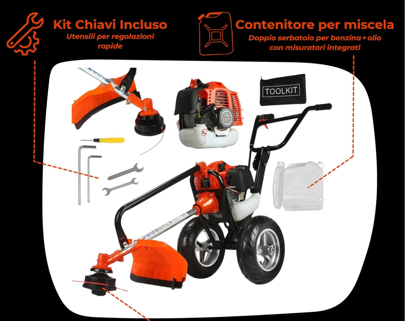 Decespugliatore carrellato immagine 4