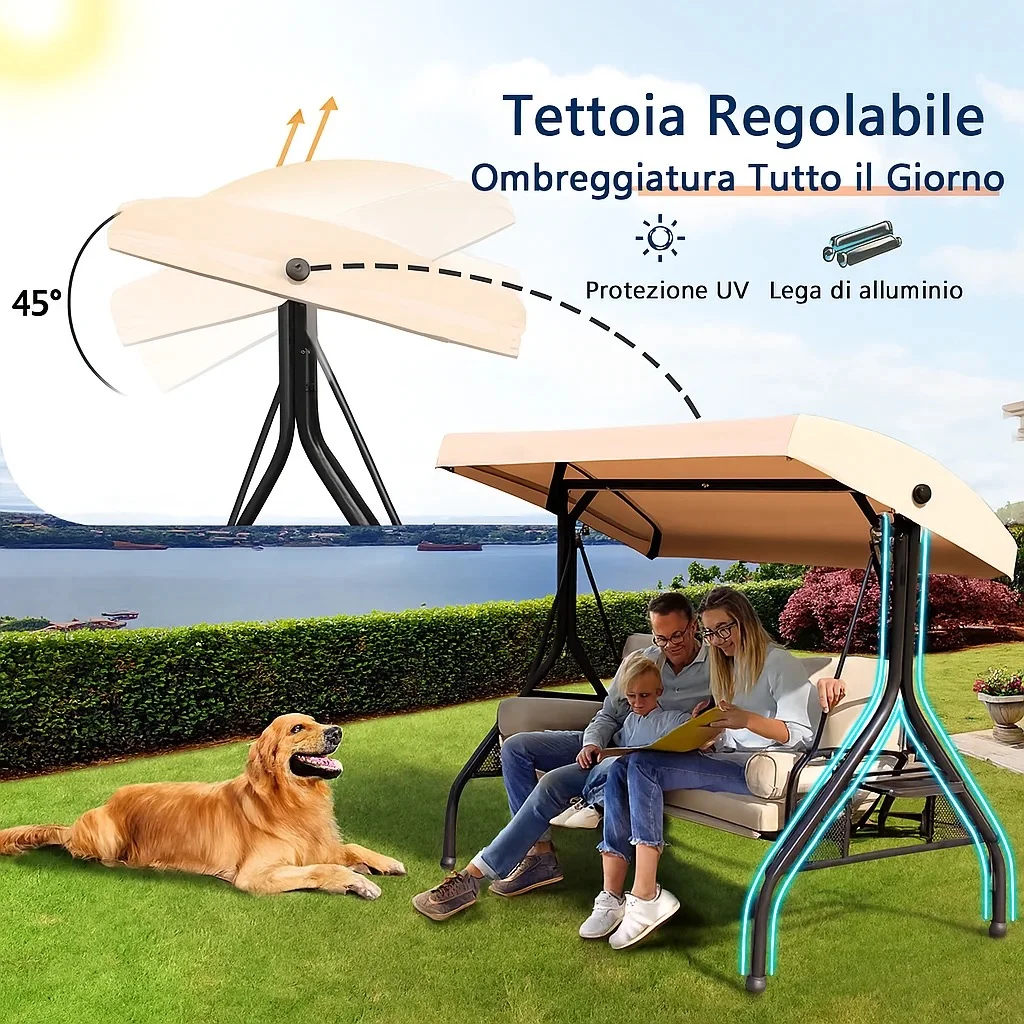 Dondolo giardino utilizzo